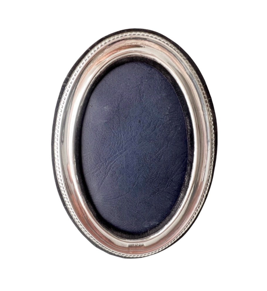 Vintage Keyford Sterling Silver Oval Photo Frame, London 1990