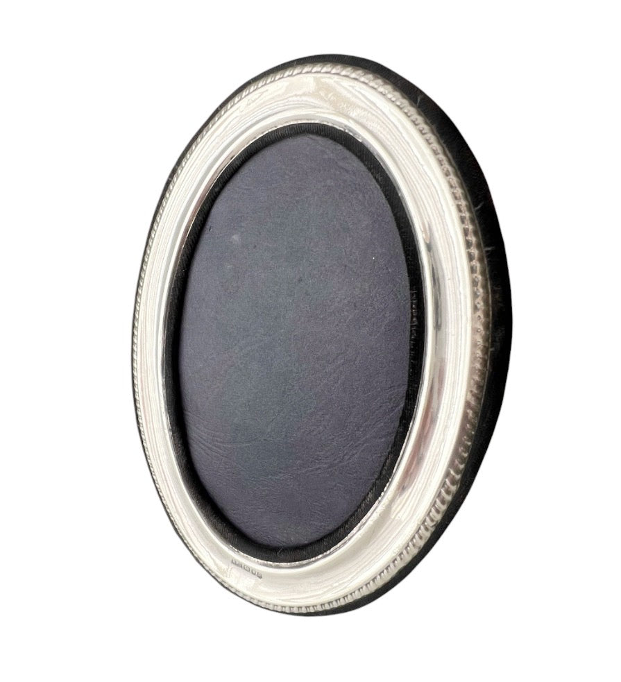 Vintage Keyford Sterling Silver Oval Photo Frame, London 1990
