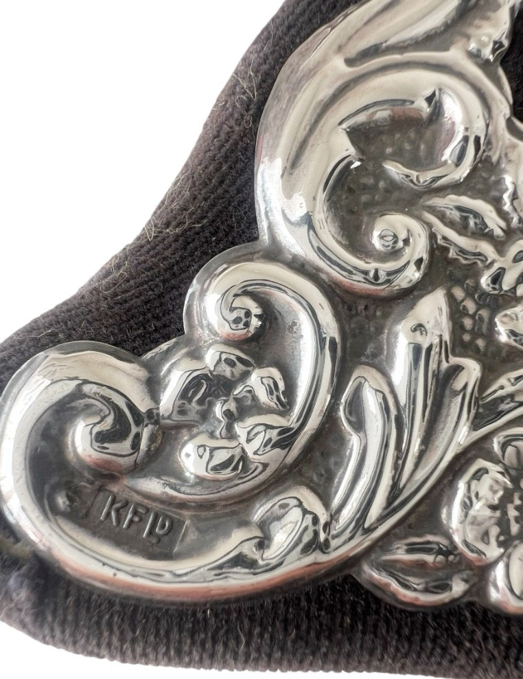 Keyford Sterling Silver Mini Photo Frame, London 1994, Floral Scroll Design