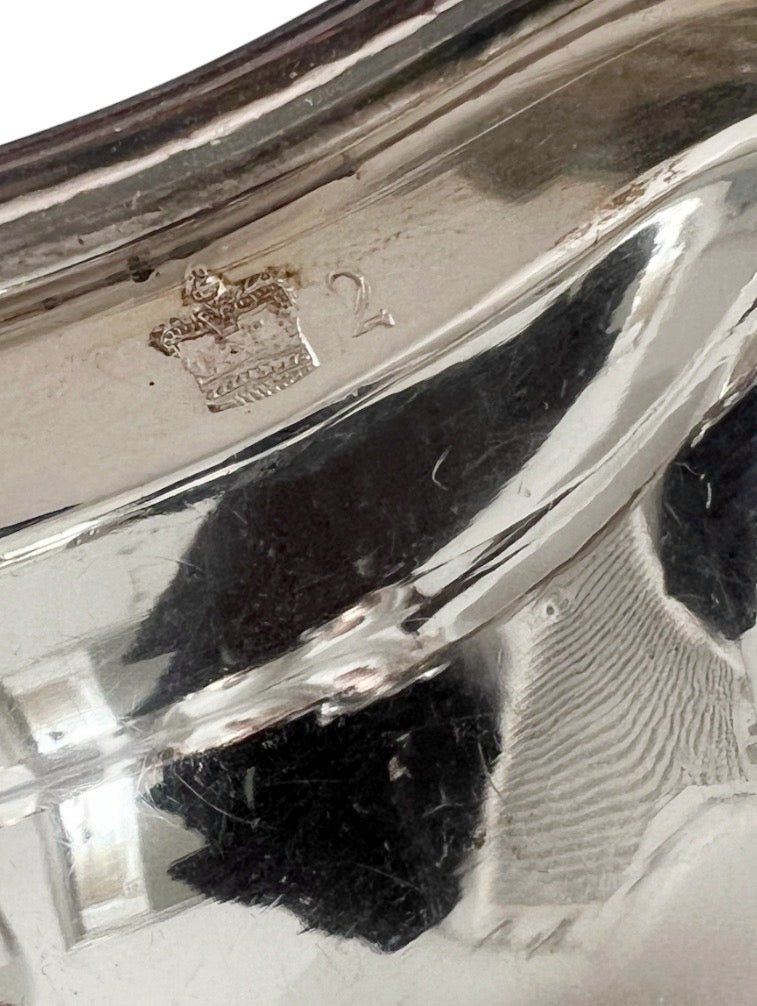 Antique English Old Sheffield Plate Entrée Warmer W.A. Crown Stag Crest