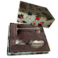 Antique 1926 Sterling Silver Baby Spoon and Food Pusher Set, Docker & Burn Ltd Birmingham, Boxed Christening Flatware