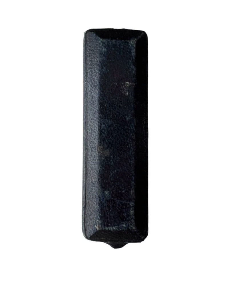 Antique Burton & Elliott Leather Pin Box