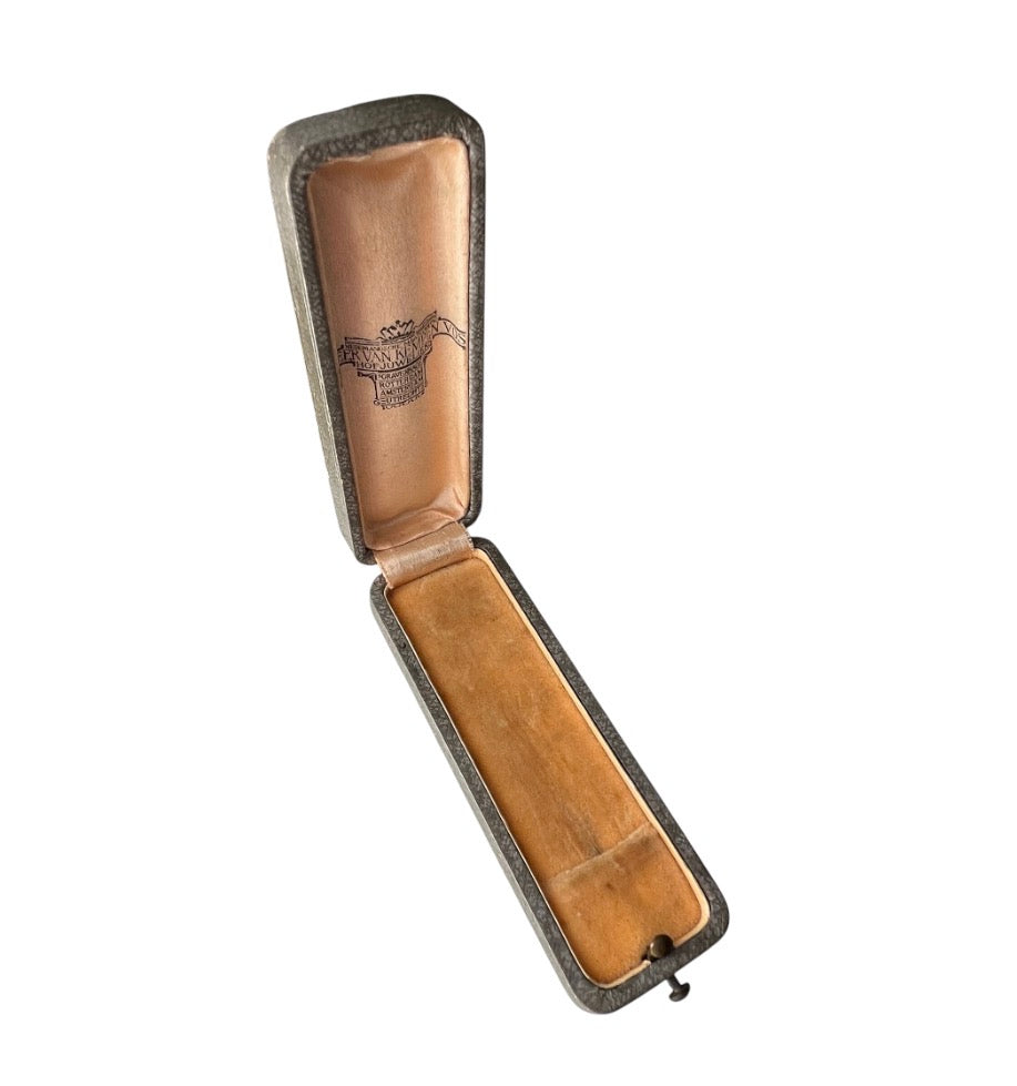 Antique Begeer Van Kempen Vos Stick Pin Box, Dutch Hofjuweliers Presentation Case