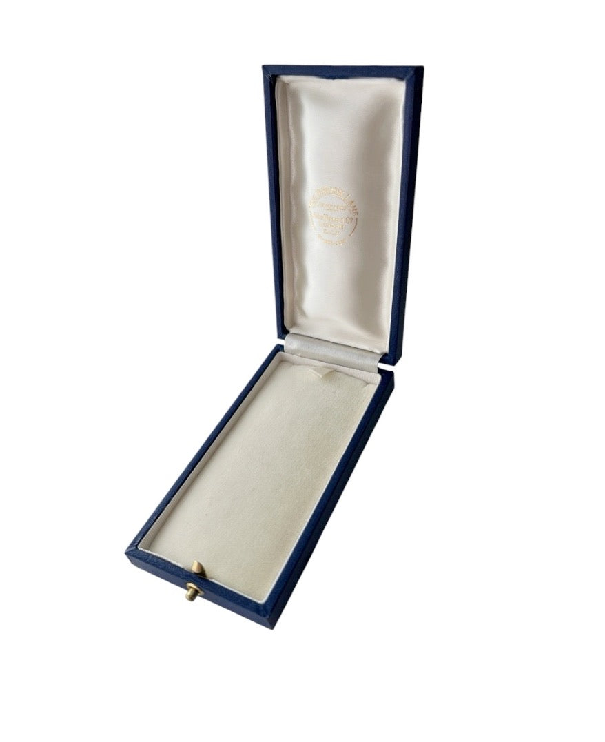 Vintage John Haynes & Co Jewellery Presentation Box, Birchin Lane London