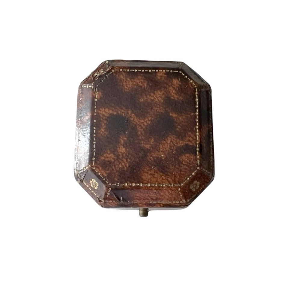 Antique H Samuel Ring Box, Manchester Jewellers Presentation Case