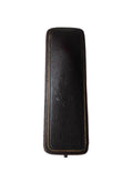 Antique Leather Stick Pin Box, Blue Velvet Presentation Case