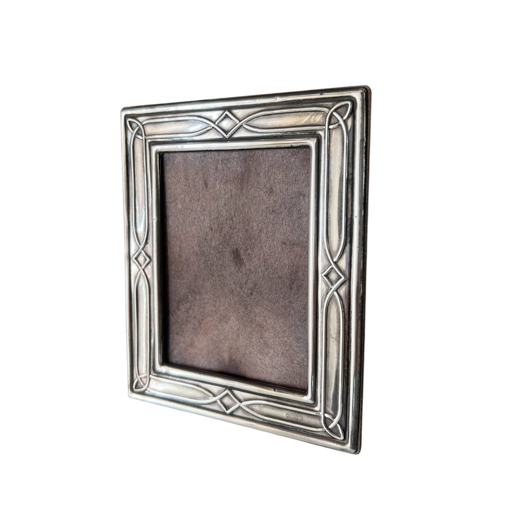 Vintage Sterling Silver Photo Frame, Art Nouveau Style, Made in Sheffield England
