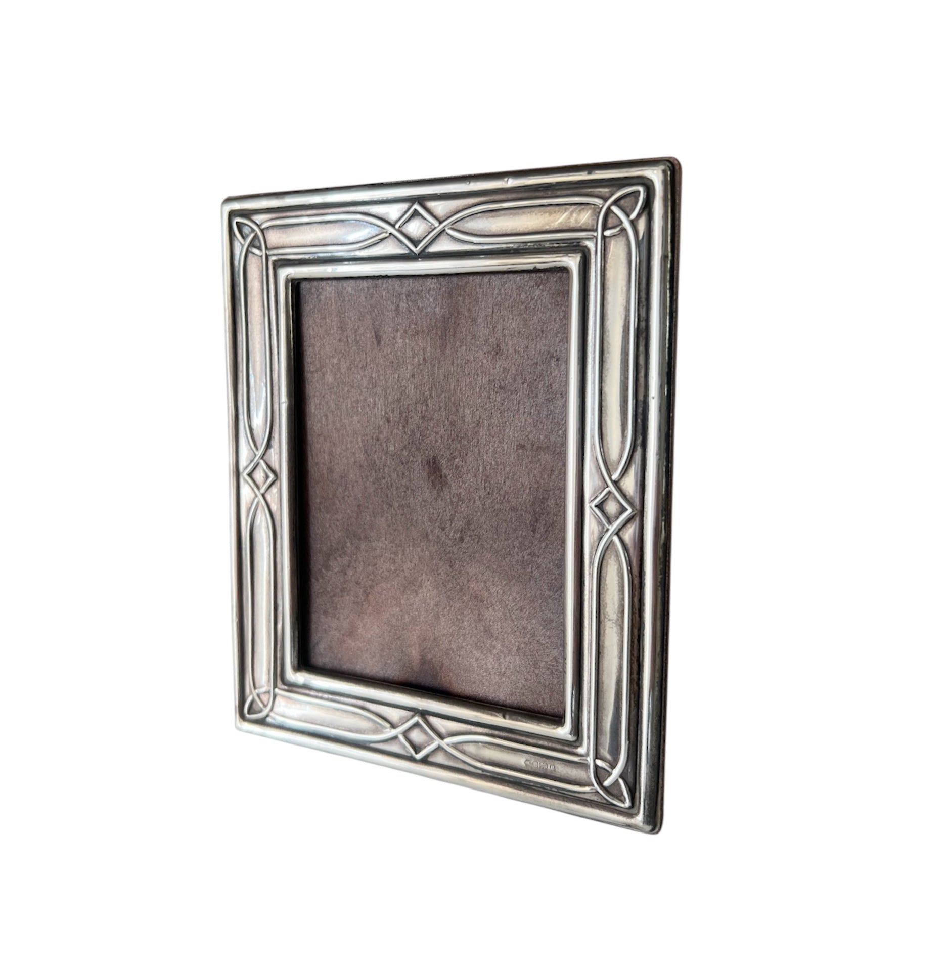 Vintage Sterling Silver Photo Frame, Art Nouveau Style, Made in Sheffield England