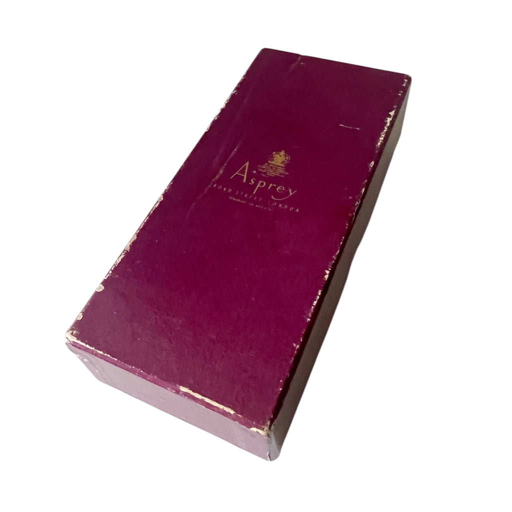 Asprey London Black Leather Jewellery Travel Roll With Original Box