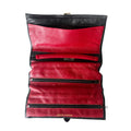 Asprey London Black Leather Jewellery Travel Roll With Original Box