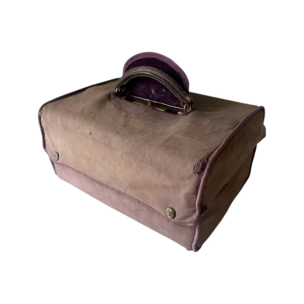 Asprey London Edwardian Leather Vanity Travel Box, Antique Fitted Dressing Case.
