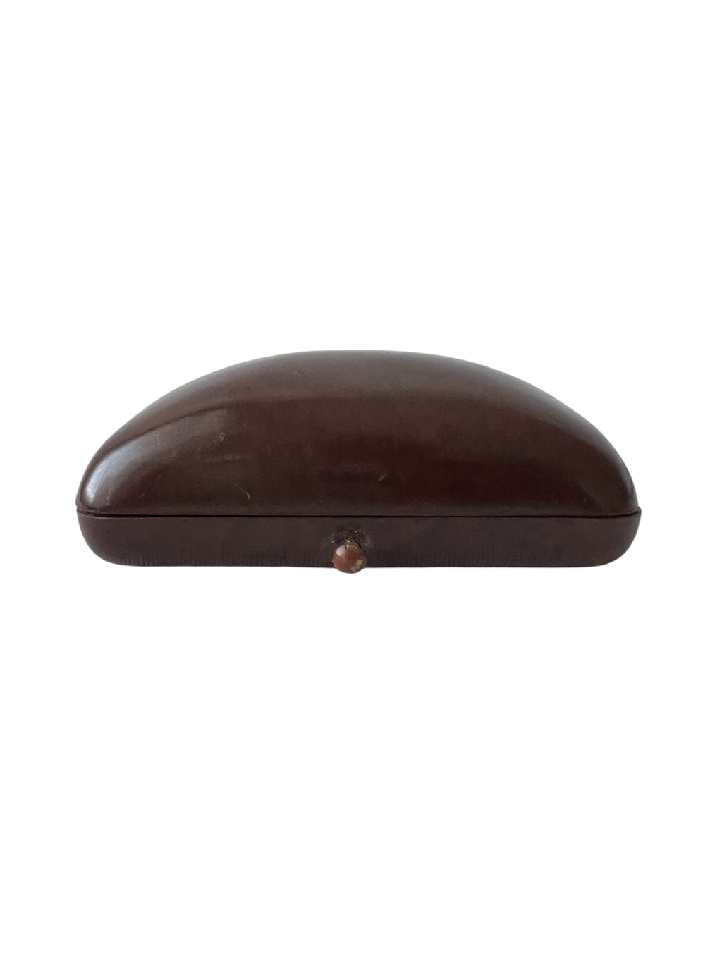 Art Deco Bakelite Jewellery Case Brown Vintage Presentation Case for Earrings or Cufflinks