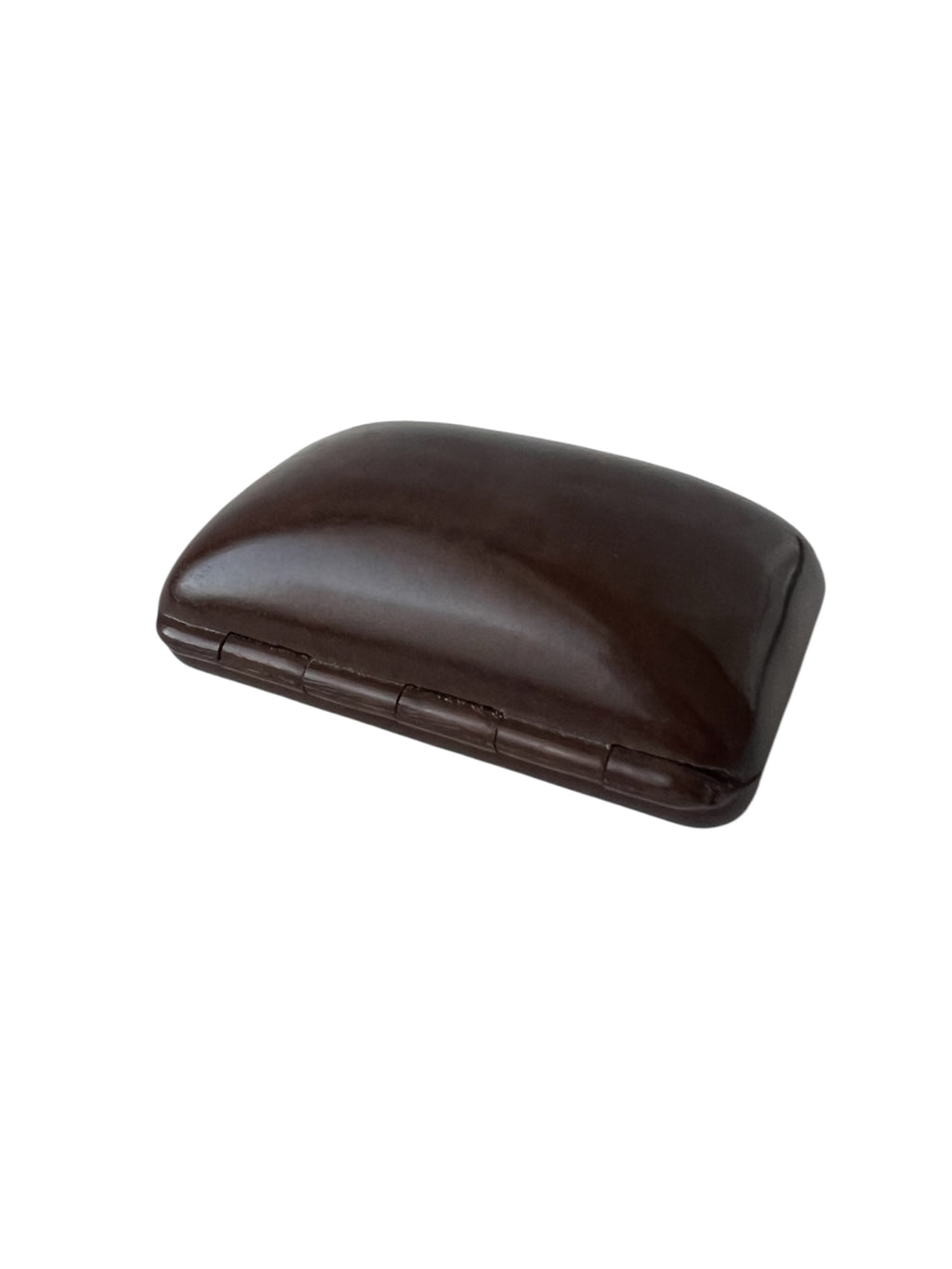 Art Deco Bakelite Jewellery Case Brown Vintage Presentation Case for Earrings or Cufflinks