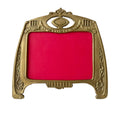 Art Nouveau Brass Photo Frame, Antique Decorative Picture Frame