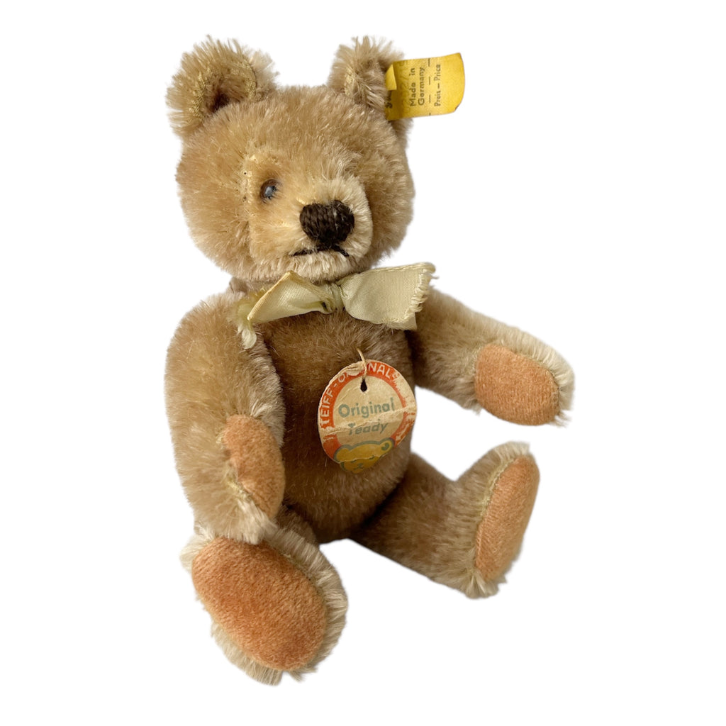 Vintage Steiff Teddy Bear 0202/19 Made in Germany 1970s Original Teddy 7.5 Inch