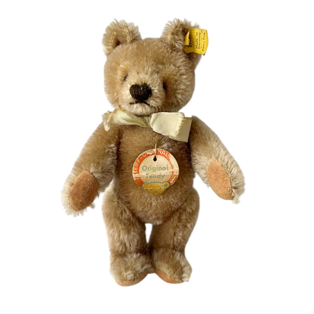 Vintage Steiff Teddy Bear 0202/19 Made in Germany 1970s Original Teddy 7.5 Inch