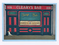 Klaus Moritz “Clearys Bar” Signed Lithograph • Limited Edition Art Print. 1970s