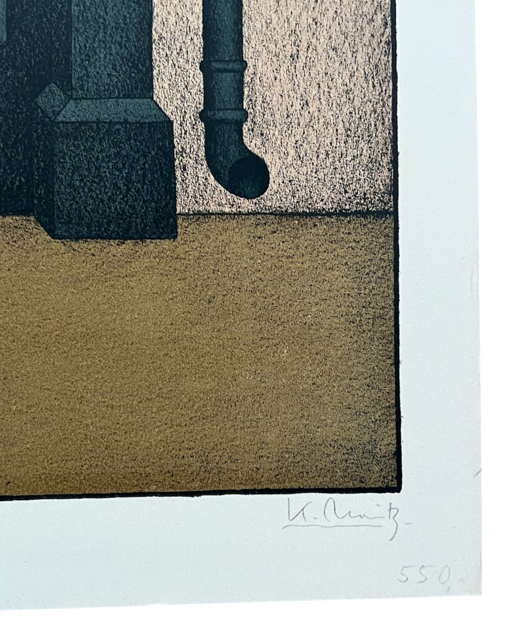Klaus Moritz “Clearys Bar” Signed Lithograph • Limited Edition Art Print. 1970s