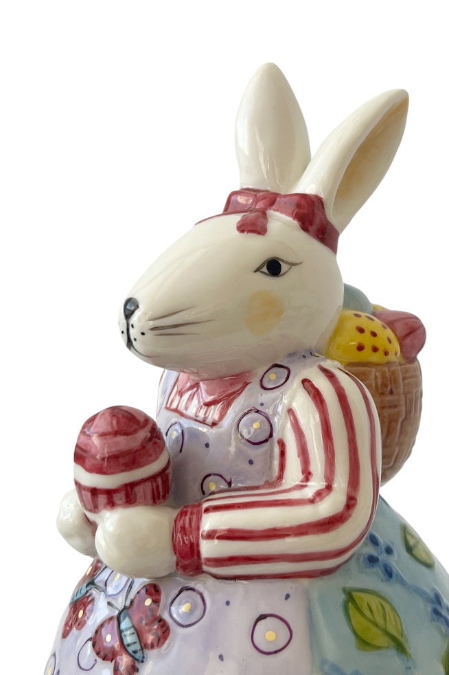 Villeroy & Boch Bunny Trinket Box Porcelain Hinged Easter Rabbit Lidded Box