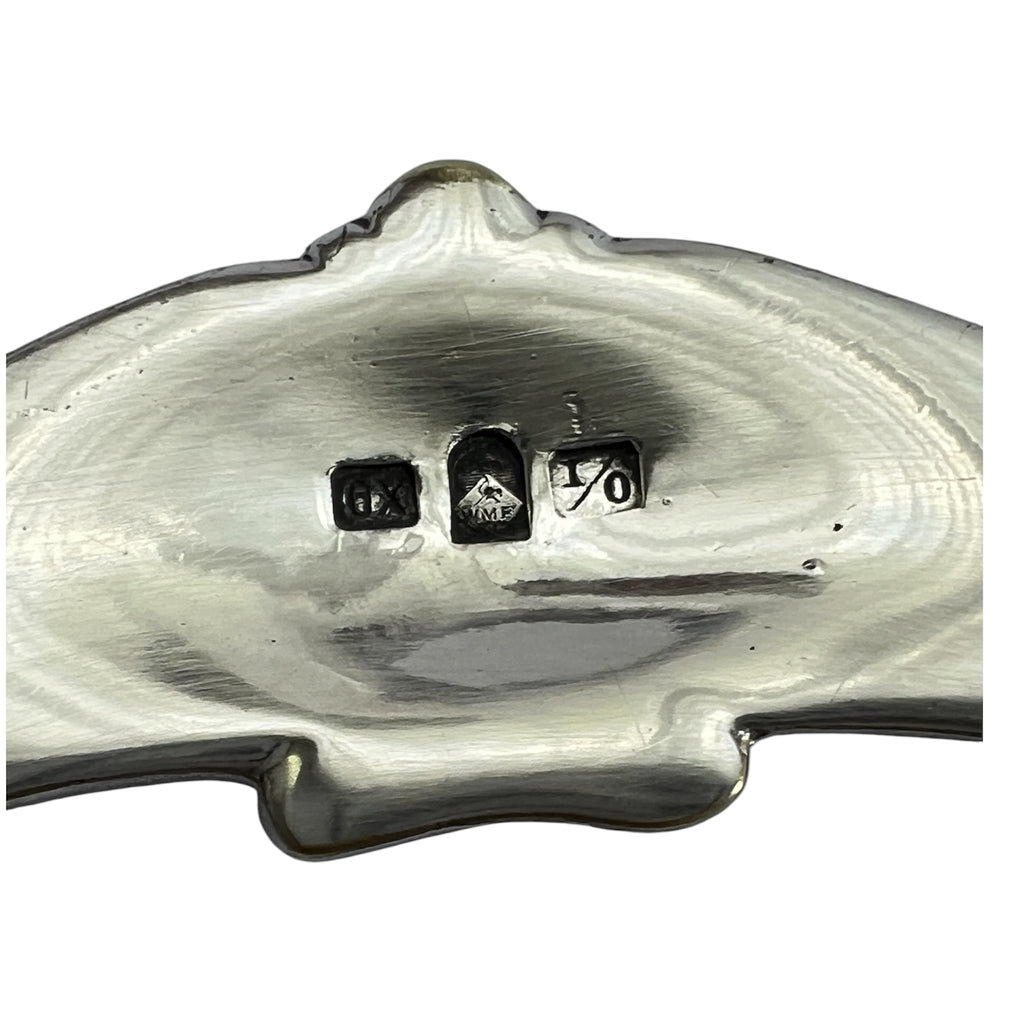 WMF Antique Silverplate Oval Serving Tray, Germany c.1903–1910, Ostrich Mark