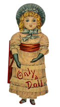 Vintage Merrimack Only A Doll By Helen Marion Burnside Die Cut Nursery Rhyme Book
