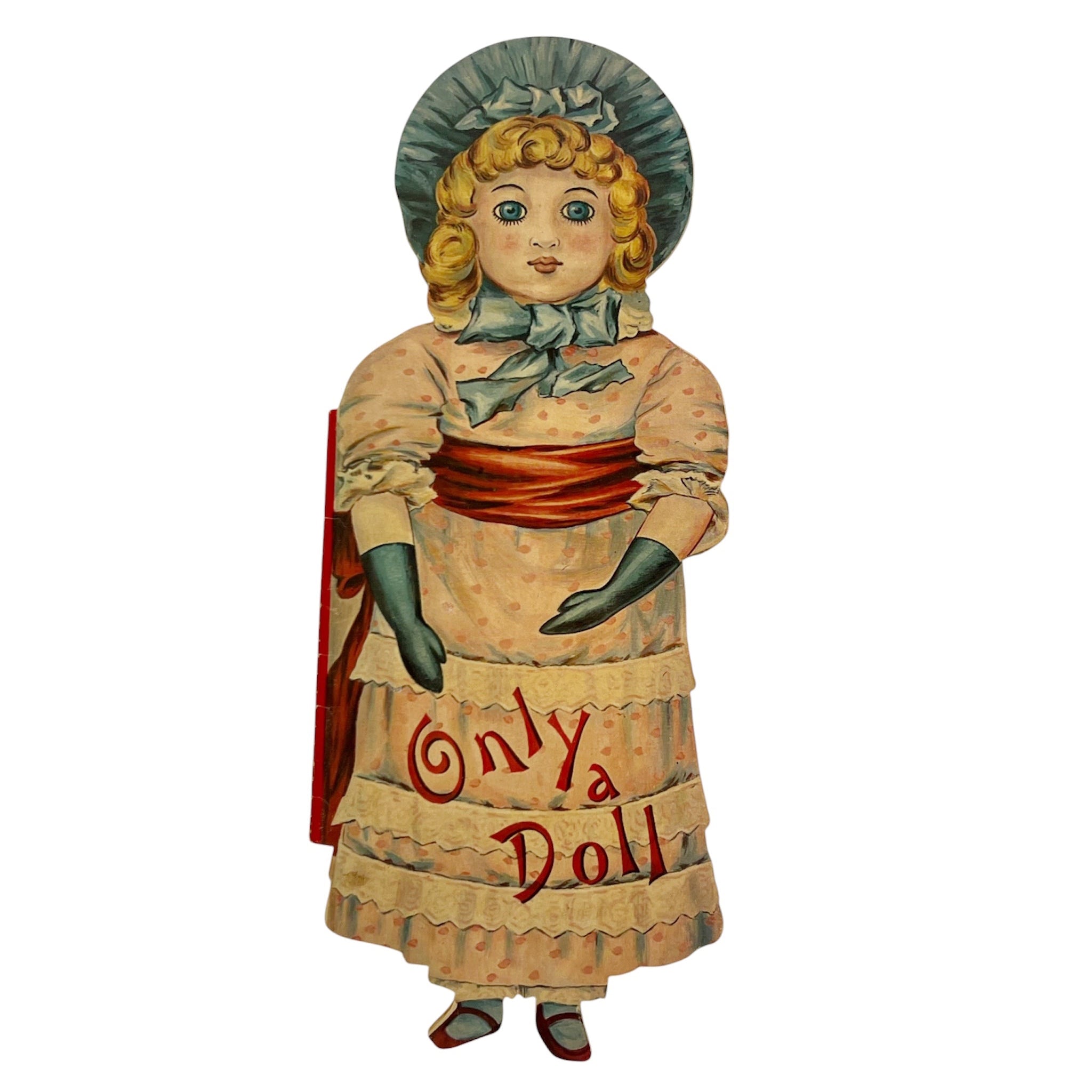 Vintage Merrimack Only A Doll By Helen Marion Burnside Die Cut Nursery Rhyme Book