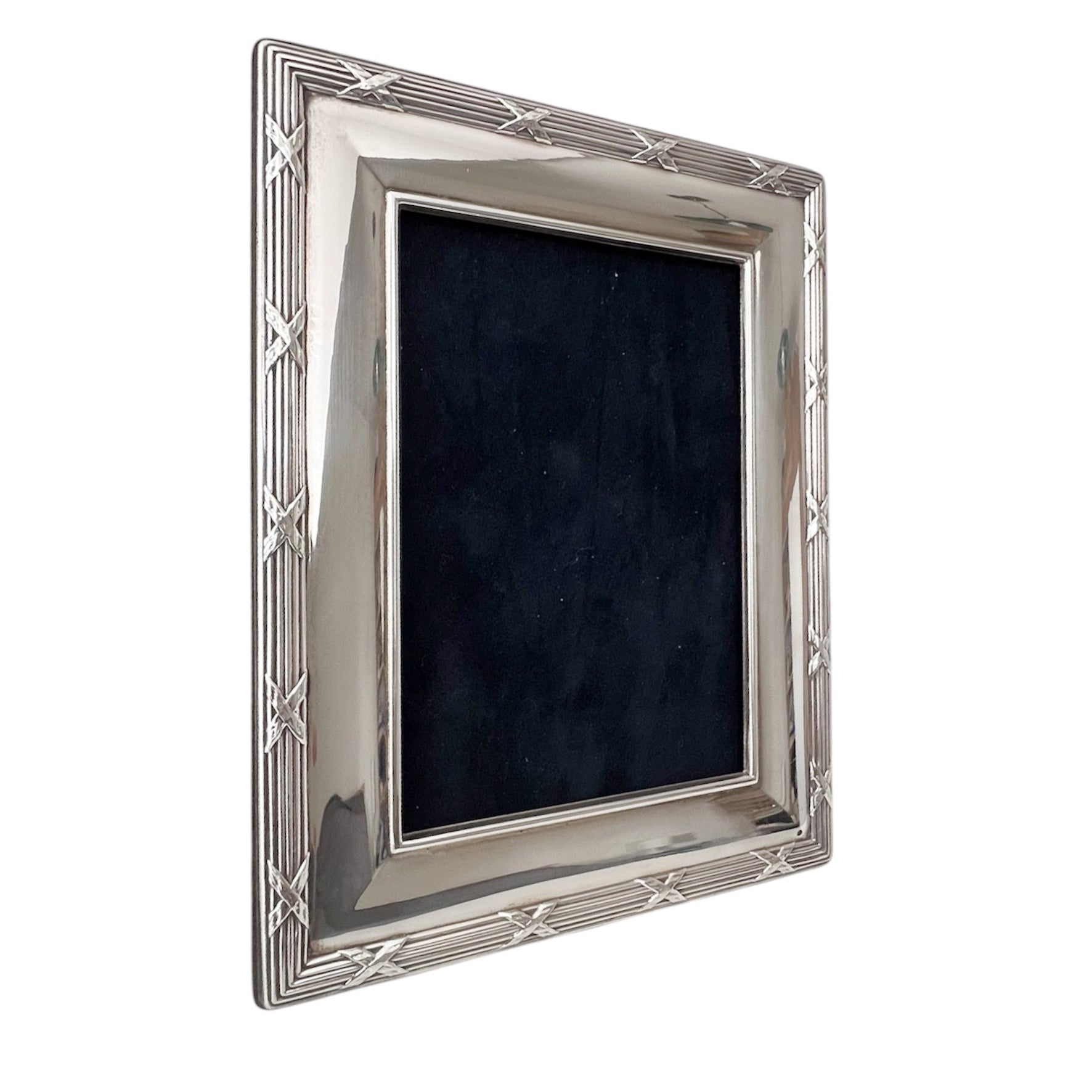 Vintage Carr’s Sheffield Sterling Photo Frame, Hallmarked 2000, 18 cm