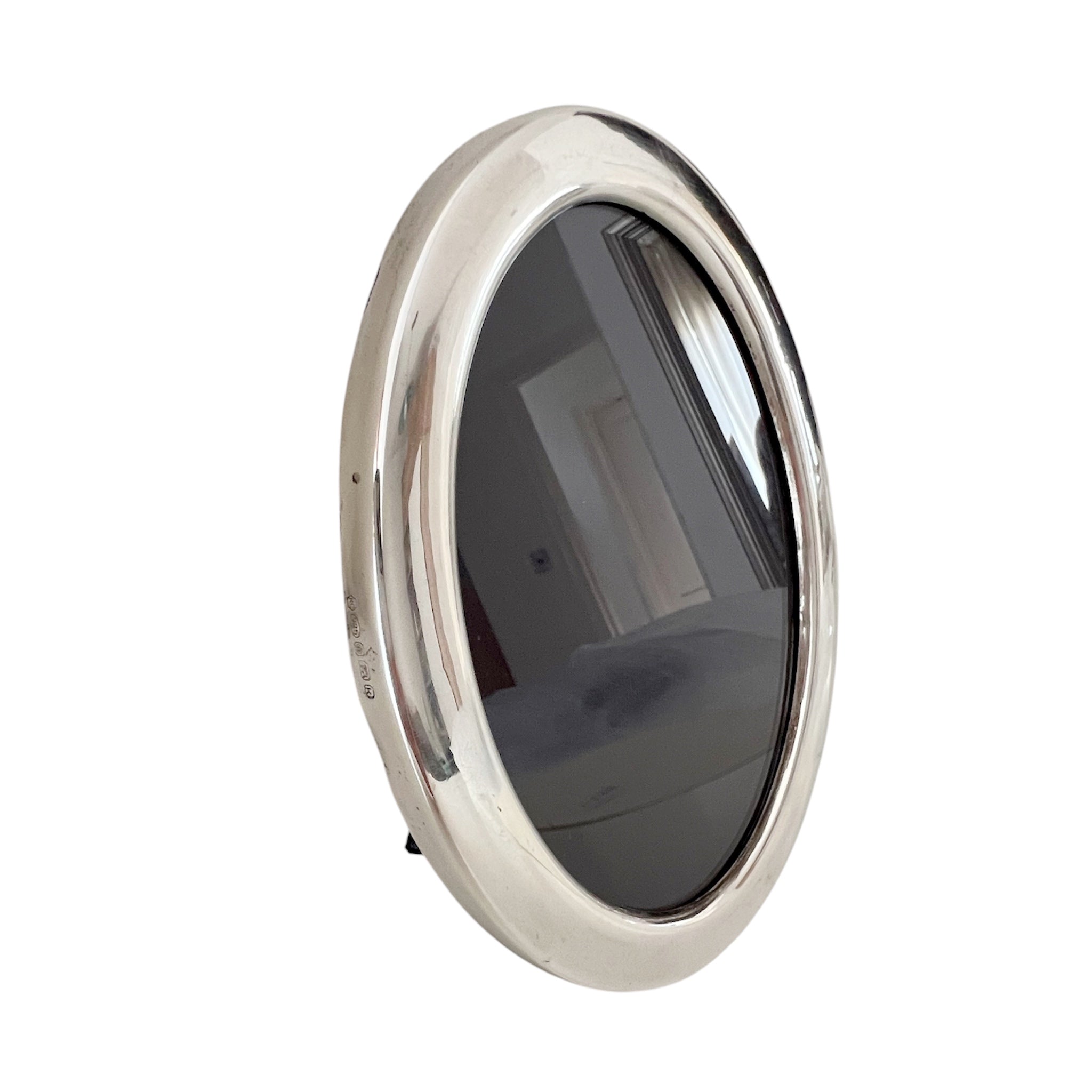 Carrs Sheffield Sterling Silver Oval Photo Frame, 13 x 9 cm Image
