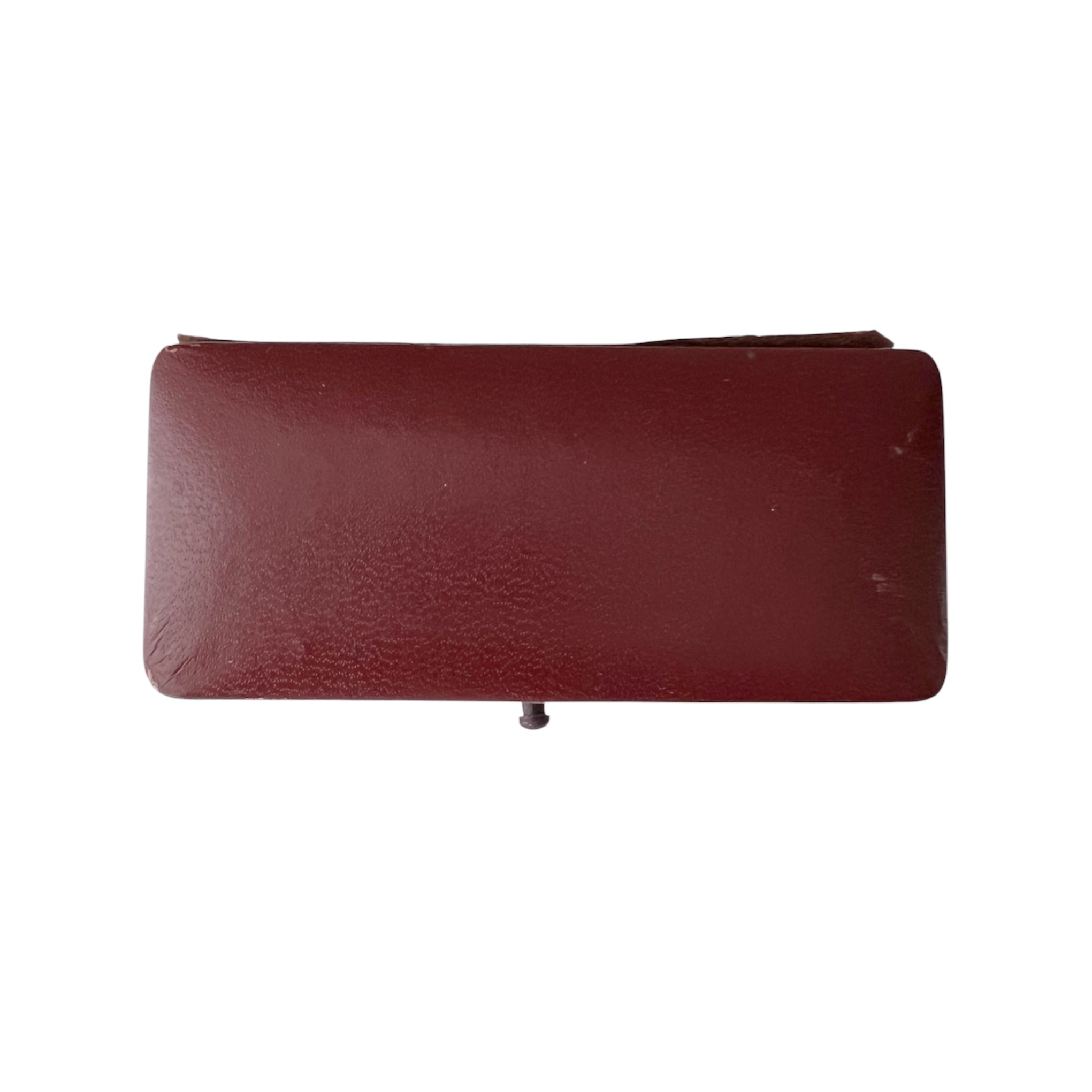 Vintage Garrard Jewellery Case Royal Appointment Burgundy Velvet Display
