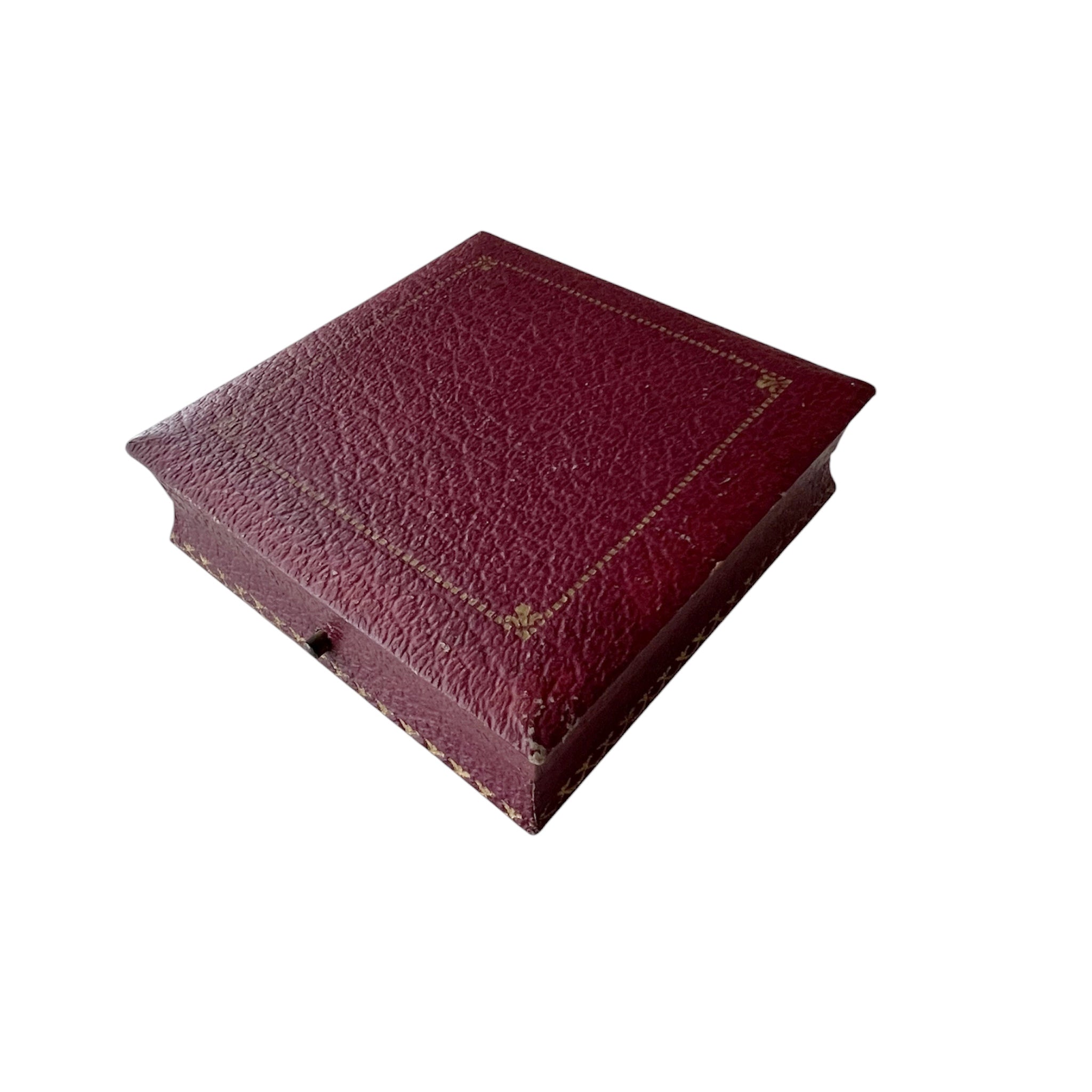 Antique Colborne Ltd Jewellers Trowbridge Leather Jewellery Presentation Box