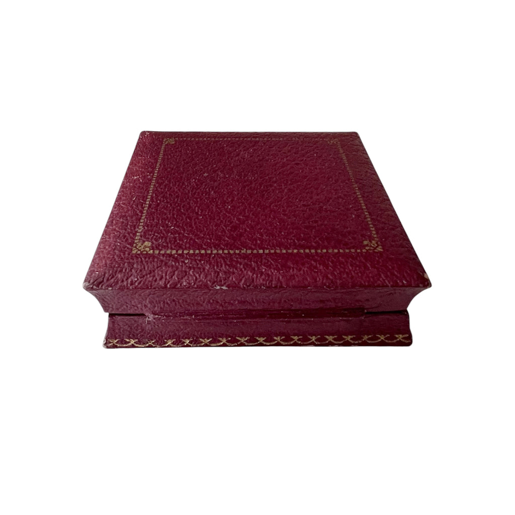 Antique Colborne Ltd Jewellers Trowbridge Leather Jewellery Presentation Box
