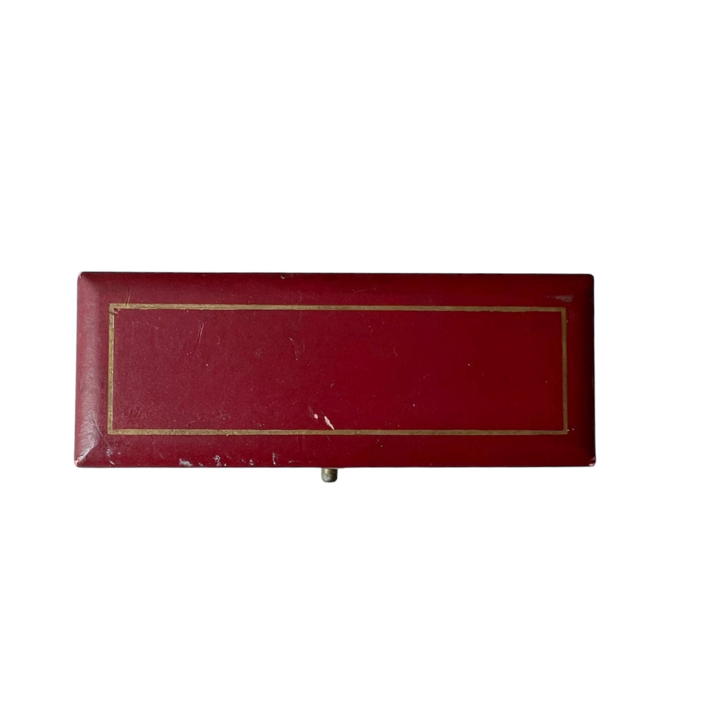 Vintage David Andersen Jewellery Box – Red Norwegian Presentation Case