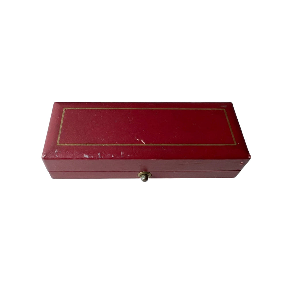 Vintage David Andersen Jewellery Box – Red Norwegian Presentation Case