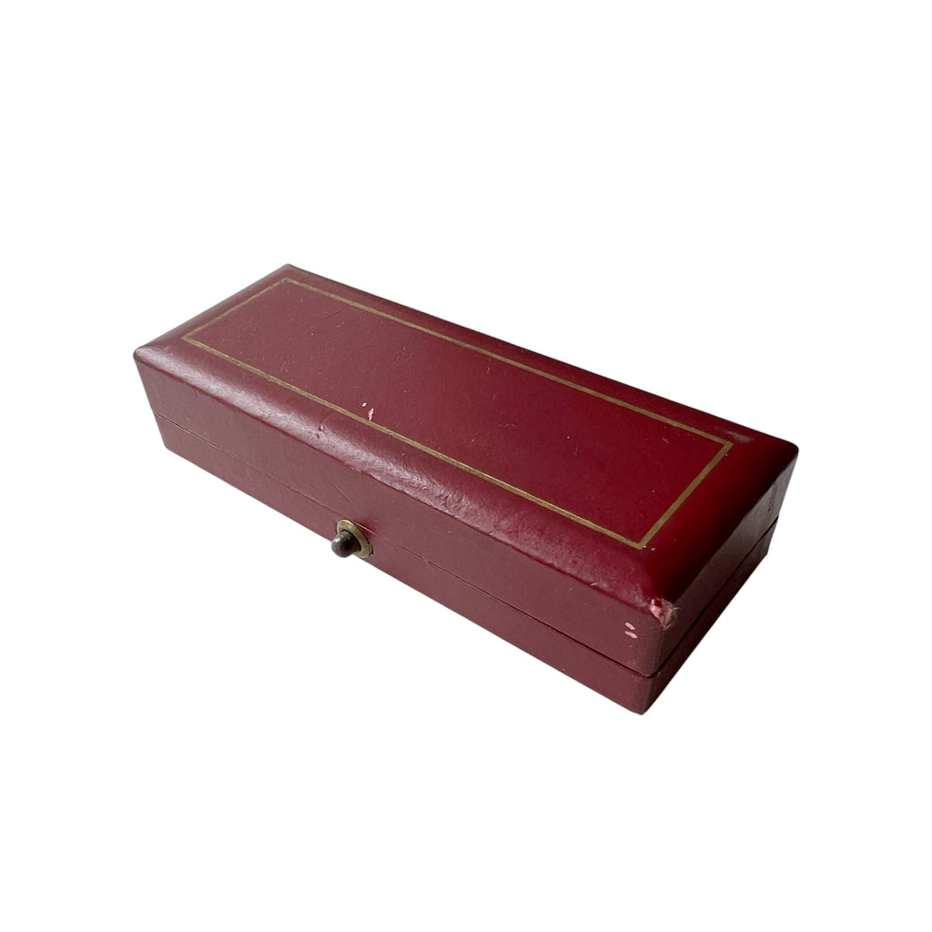 Vintage David Andersen Jewellery Box – Red Norwegian Presentation Case