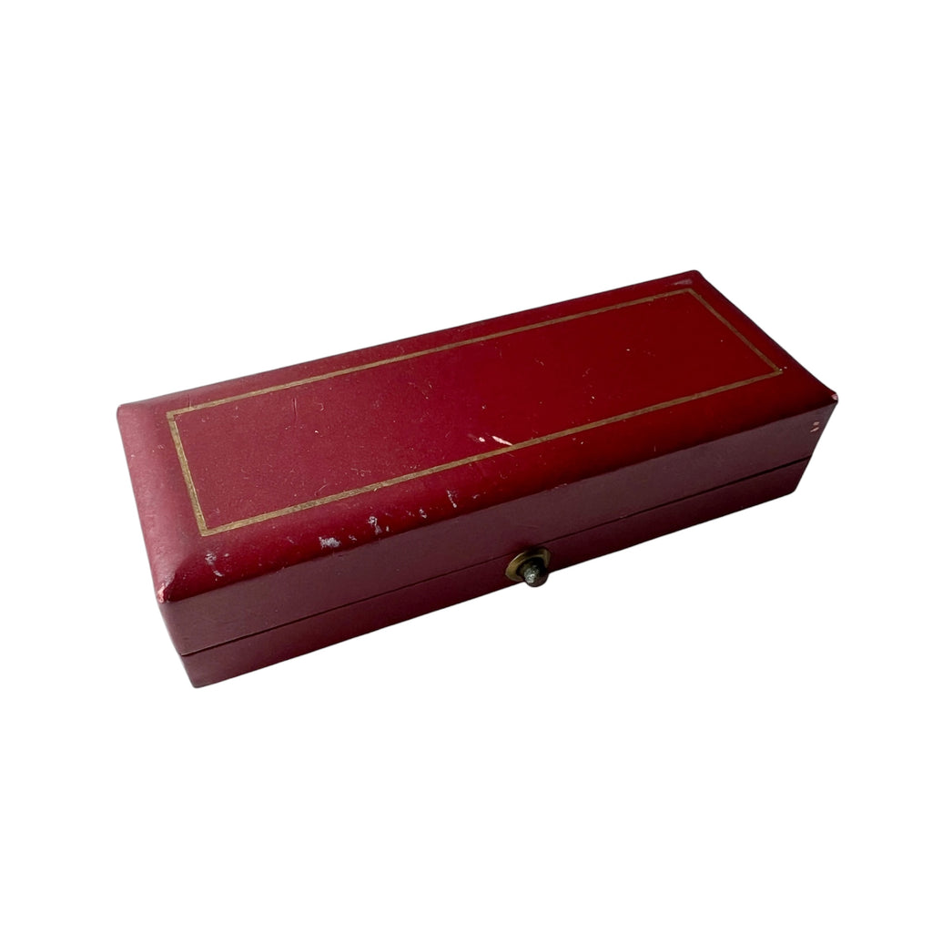 Vintage David Andersen Jewellery Box – Red Norwegian Presentation Case