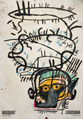 Jean-Michel Basquiat, Head, Original Exhibition Museum Poster