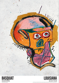 Jean-Michel Basquiat, Primitive Head Drawing, Original Exhibition Museum Poster