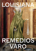 Remedios Varo "Mujer saliendo del psicoanalista" (Woman Leaving the Psychoanalyst's Office) - Original Exhibition Poster