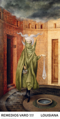 Remedios Varo "Woman Leaving the Psychoanalyst's Office" - Original Exhibition Poster