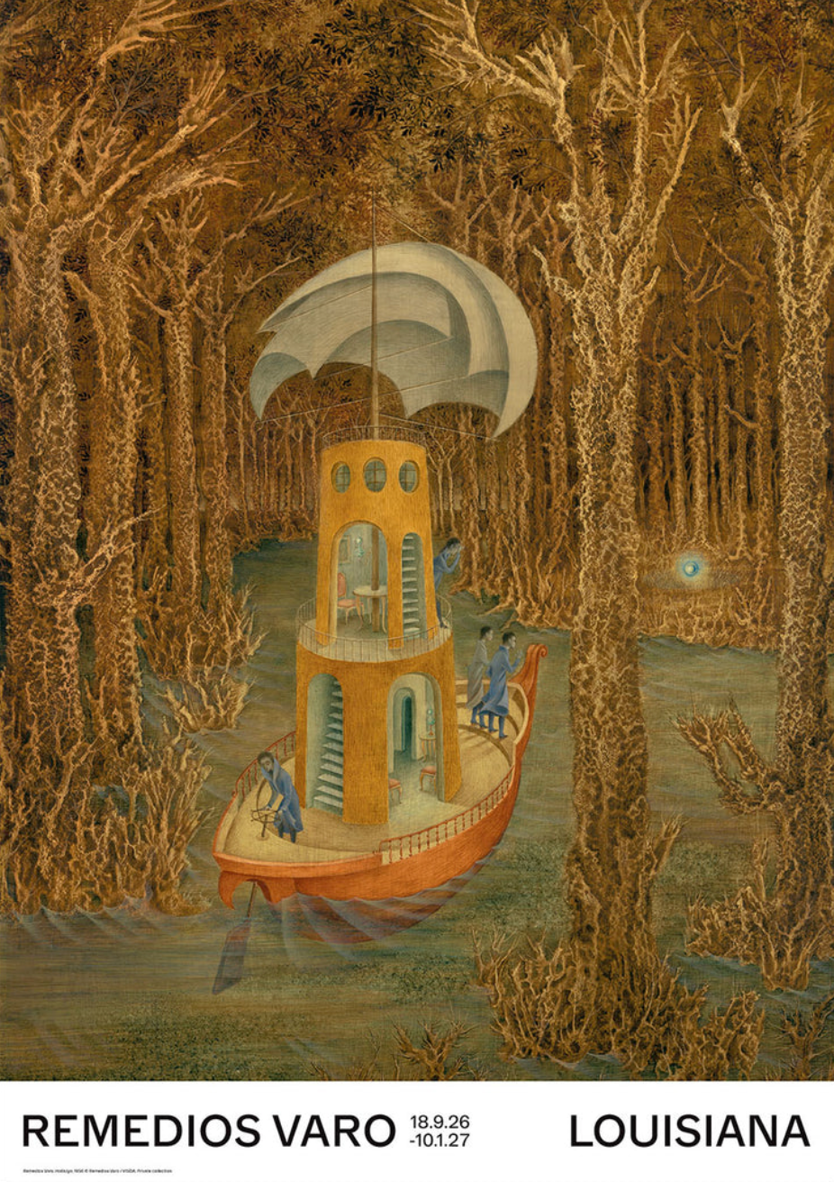 Remedios Varo "Discovery" - Original Exhibition Poster