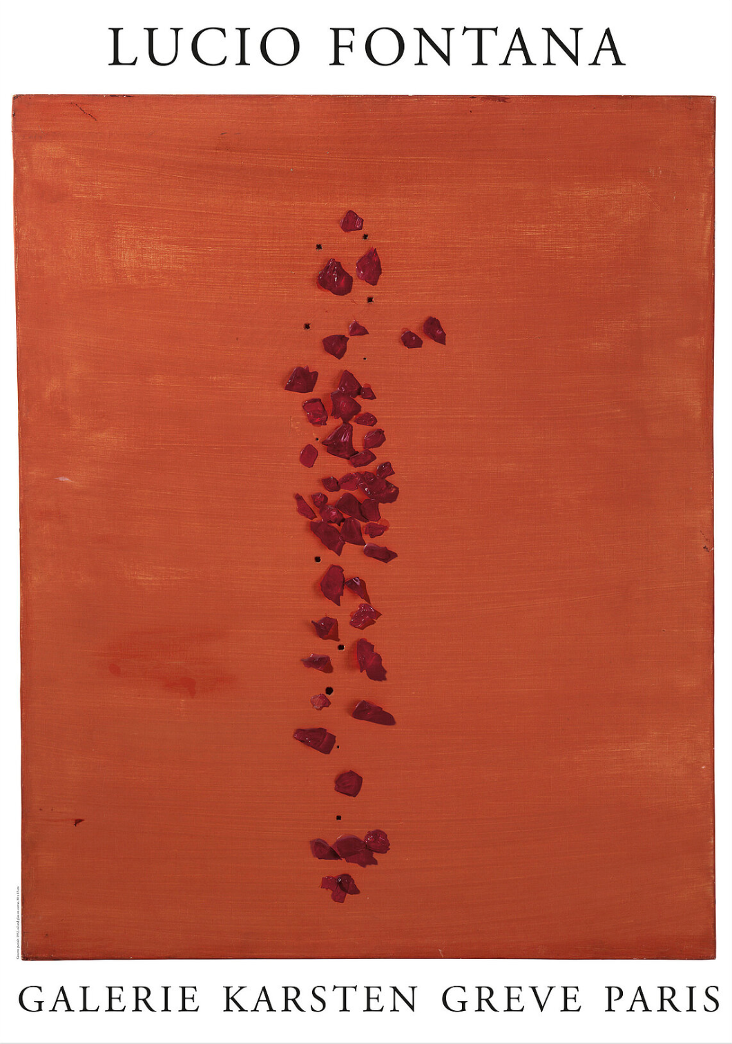 Lucio Fontana, Original Exhibition Poster