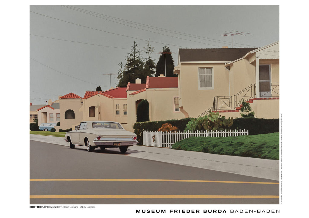 Robert Bechtle - "'64 Chrysler". Original Exhibition Museum Poster