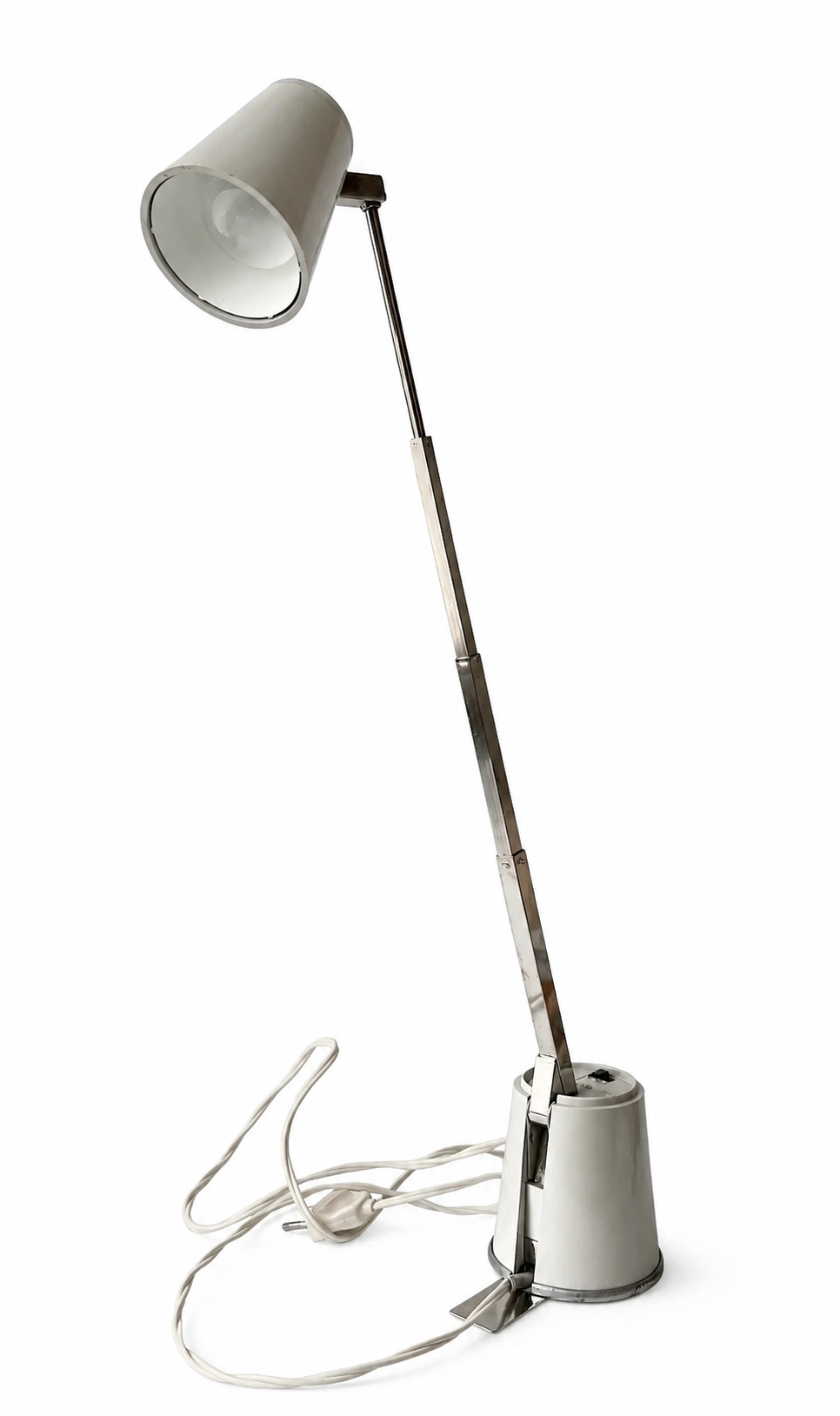 Vintage Lampette Desk Lamp by Koch Creations, 1960s Telescopic Folding Reading Lamp, West Germany