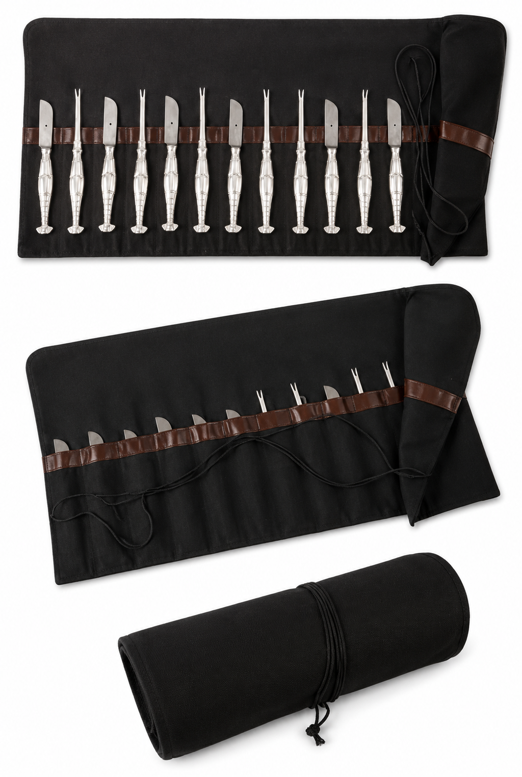 Antique WMF Silver Plated Lobster Seafood Cutlery Set, 12 Piece Art Nouveau Oyster Fork Set