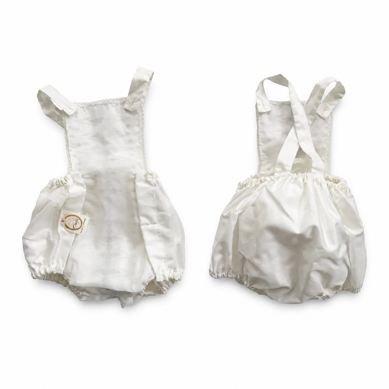 Vintage Courty Baby Romper 3–6 Months, French Cotton Romper With Tags And Box