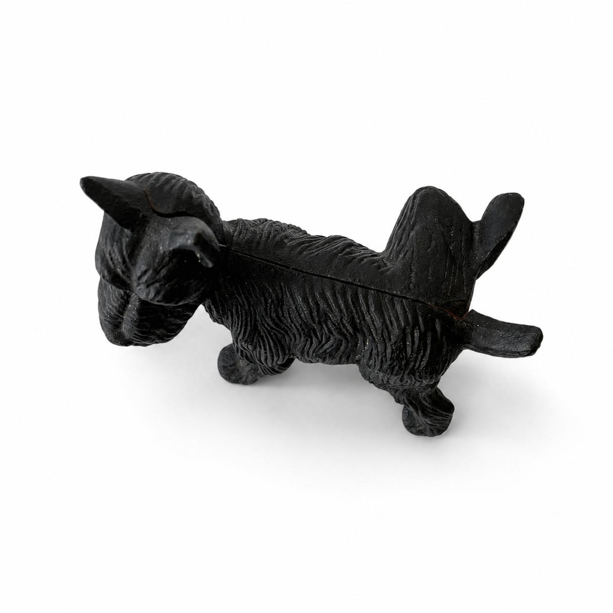 Vintage Cast Iron Scottie Dog Doorstop Black Terrier Bookend