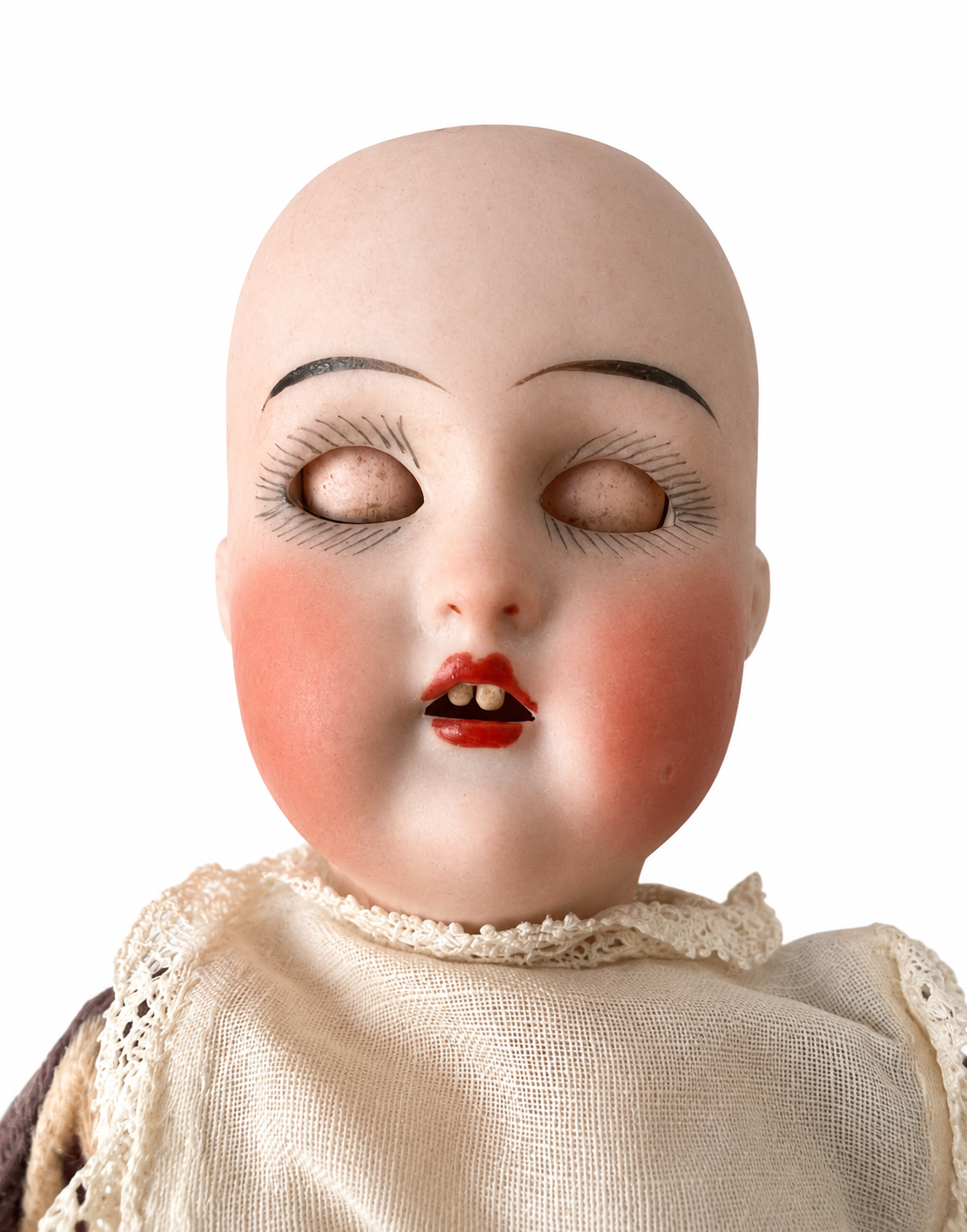 Antique Kammer & Reinhardt Bisque Mignonette Doll: 7.5" Sleeping Eyes