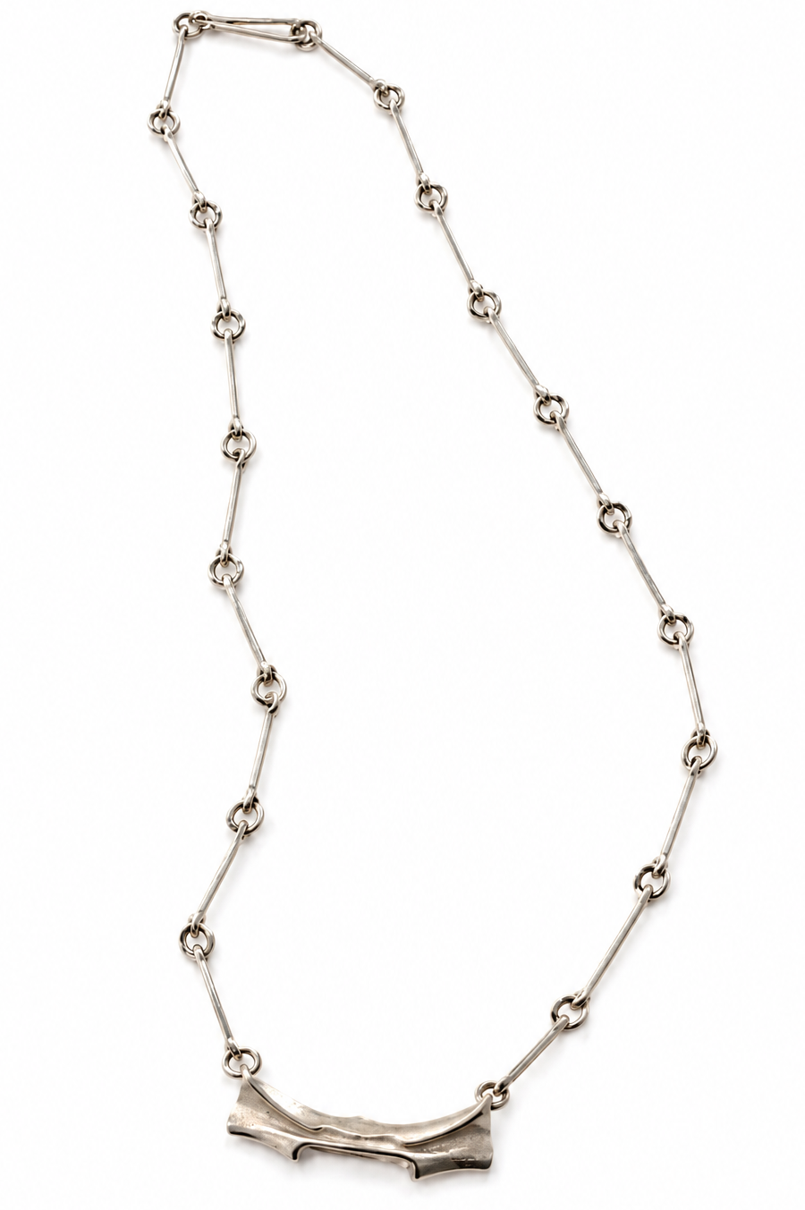 Björn Weckström Mira Necklace Lapponia Sterling Silver 1985 Modernist Scandinavian