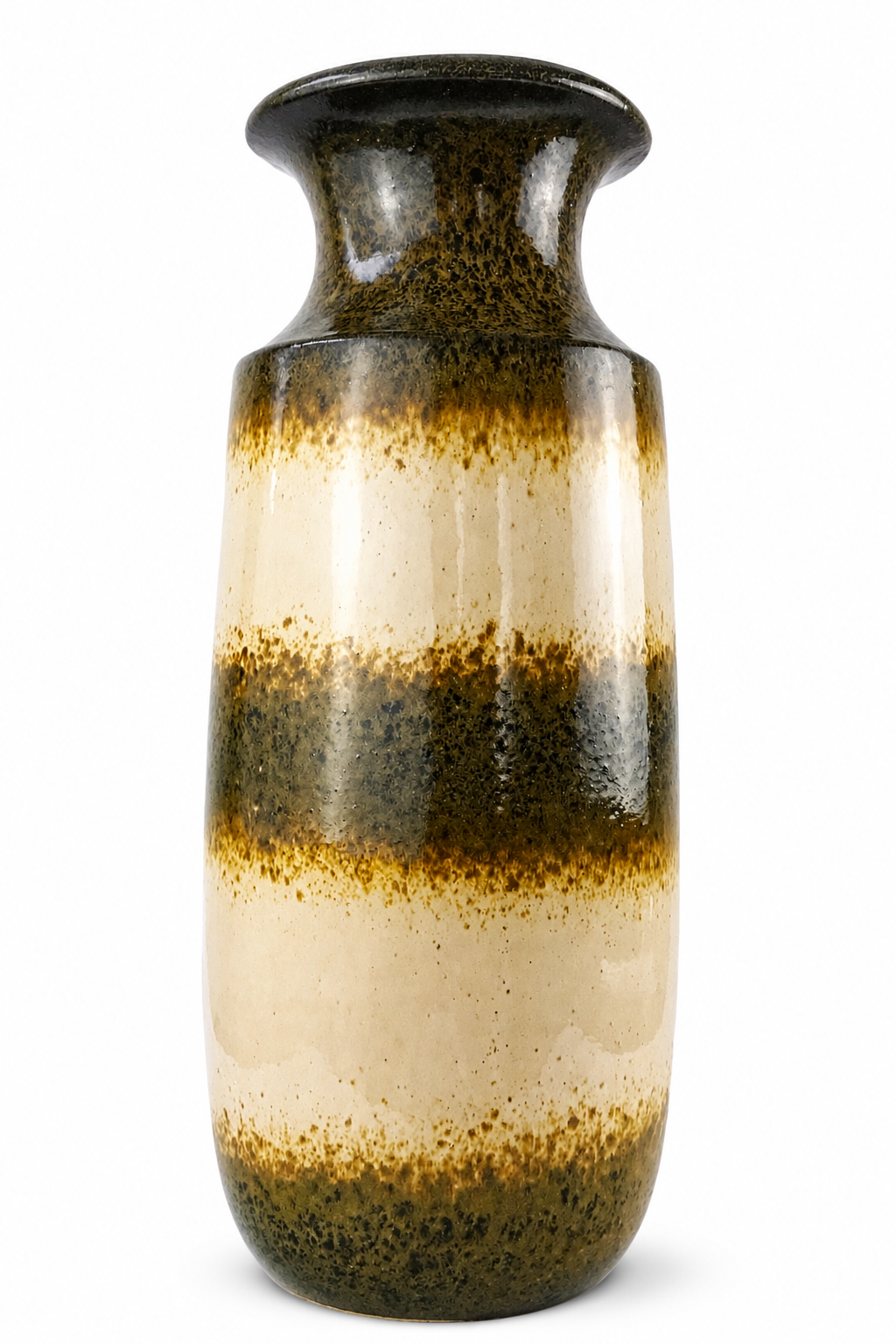 Vintage Scheurich 239-41 West German Large Tall Ceramic Vase, Mid-Century Pottery