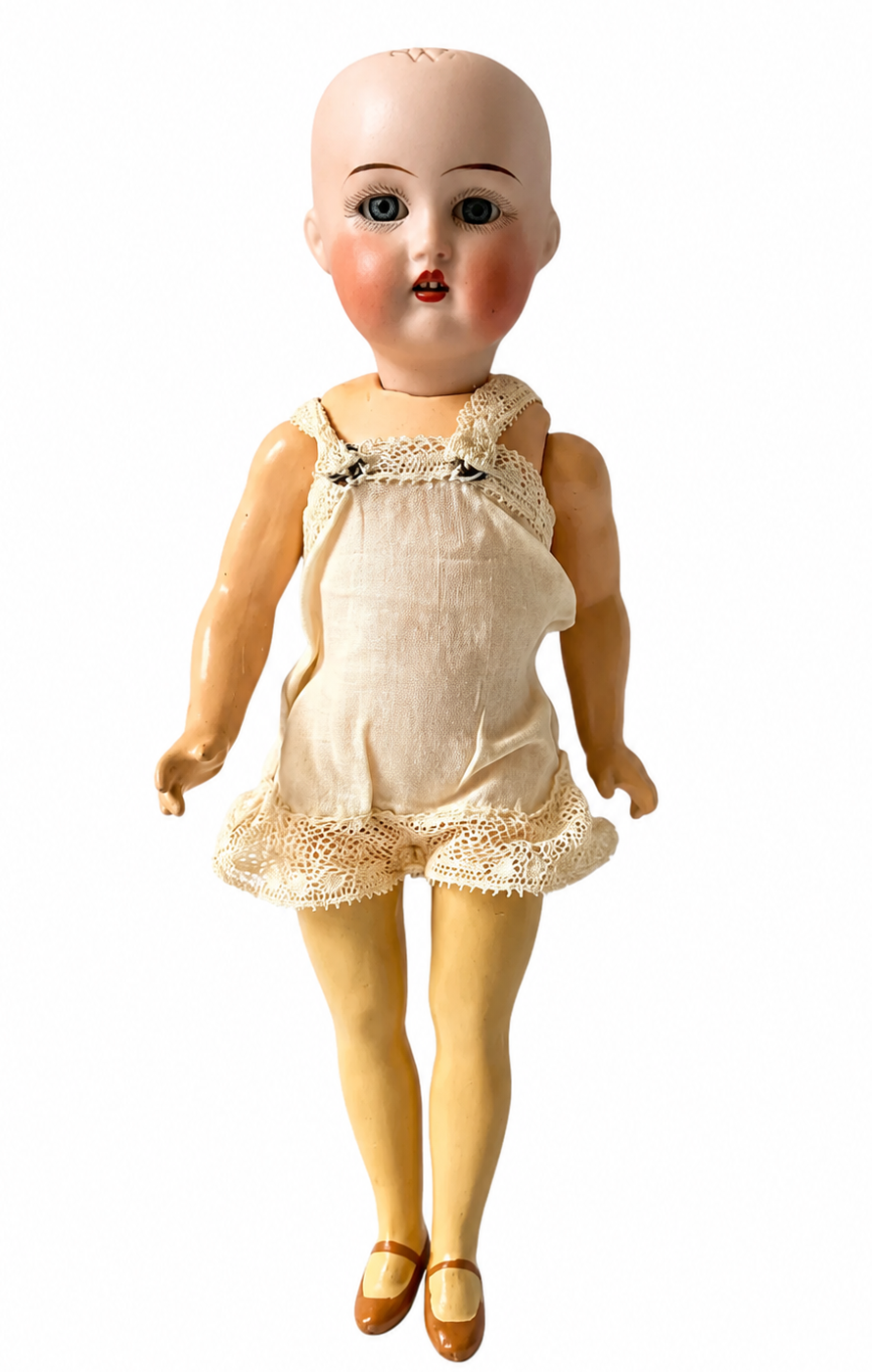 Antique Kammer & Reinhardt Bisque Mignonette Doll: 7.5" Sleeping Eyes
